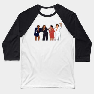 Living Single TV Show Fan Art Baseball T-Shirt